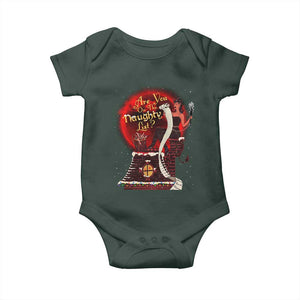 Christmas Krampus Baby Onesie Are You On The Naughty List Krampus Lover TS10 Print Your Wear
