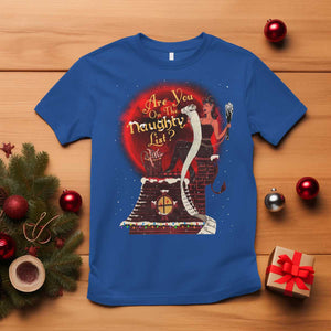 Christmas Krampus T Shirt Are You On The Naughty List Krampus Lover TS10 Royal Blue Print Your Wear
