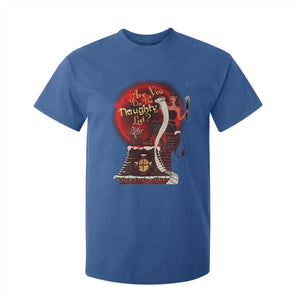 Christmas Krampus T Shirt For Kid Are You On The Naughty List Krampus Lover TS10 Royal Blue Print Your Wear
