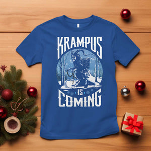Christmas Krampus T Shirt Krampusnacht Monster Krampus Lover Festive Horror TS10 Royal Blue Print Your Wear
