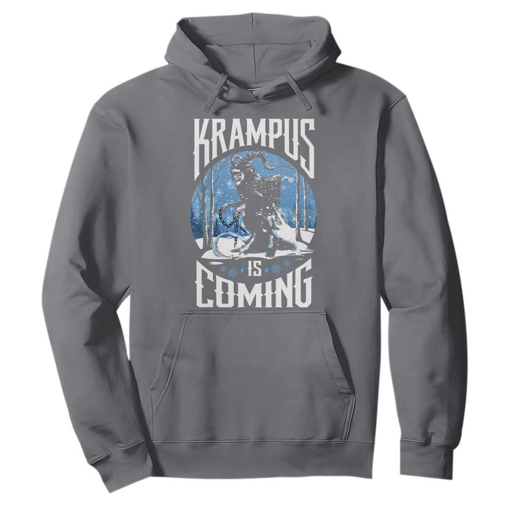 Christmas Krampus Hoodie Krampusnacht Monster Krampus Lover Festive Horror TS10 Charcoal Print Your Wear