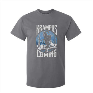 Christmas Krampus T Shirt For Kid Krampusnacht Monster Krampus Lover Festive Horror TS10 Charcoal Print Your Wear