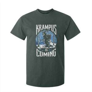Christmas Krampus T Shirt For Kid Krampusnacht Monster Krampus Lover Festive Horror TS10 Dark Forest Green Print Your Wear
