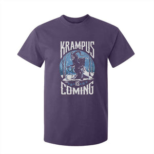 Christmas Krampus T Shirt For Kid Krampusnacht Monster Krampus Lover Festive Horror TS10 Purple Print Your Wear