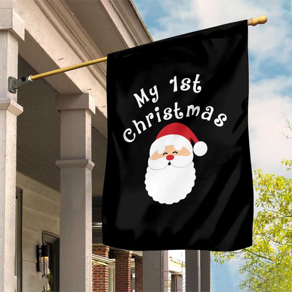 My First Christmas Garden Flag Baby's First Holiday Xmas Santa TS10 Print Your Wear