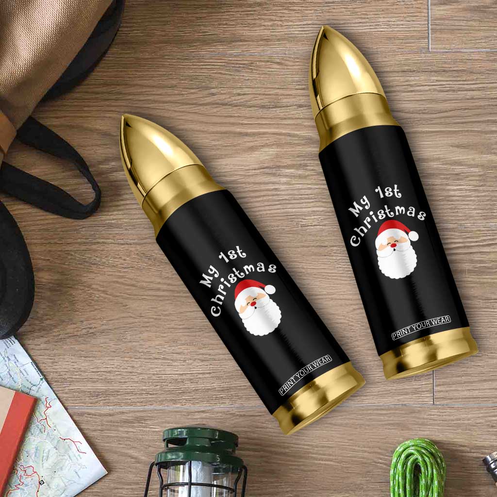My First Christmas Bullet Tumbler Baby's First Holiday Xmas Santa TS10 Print Your Wear