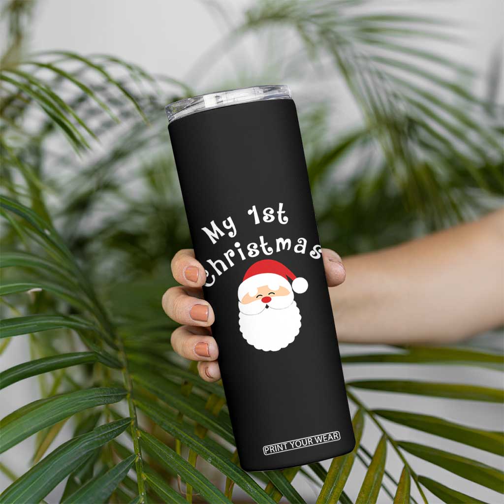 My First Christmas Skinny Tumbler Baby's First Holiday Xmas Santa TS10 Print Your Wear