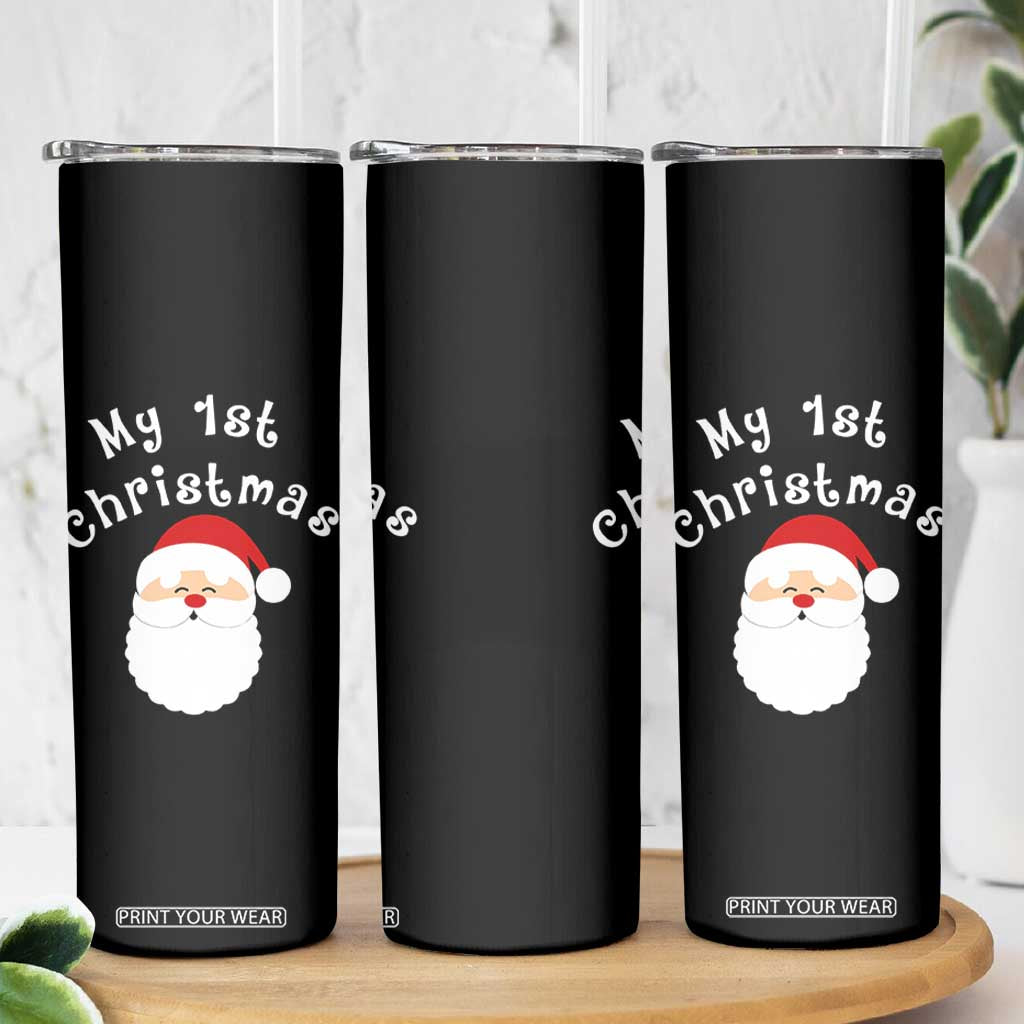 My First Christmas Skinny Tumbler Baby's First Holiday Xmas Santa TS10 Print Your Wear