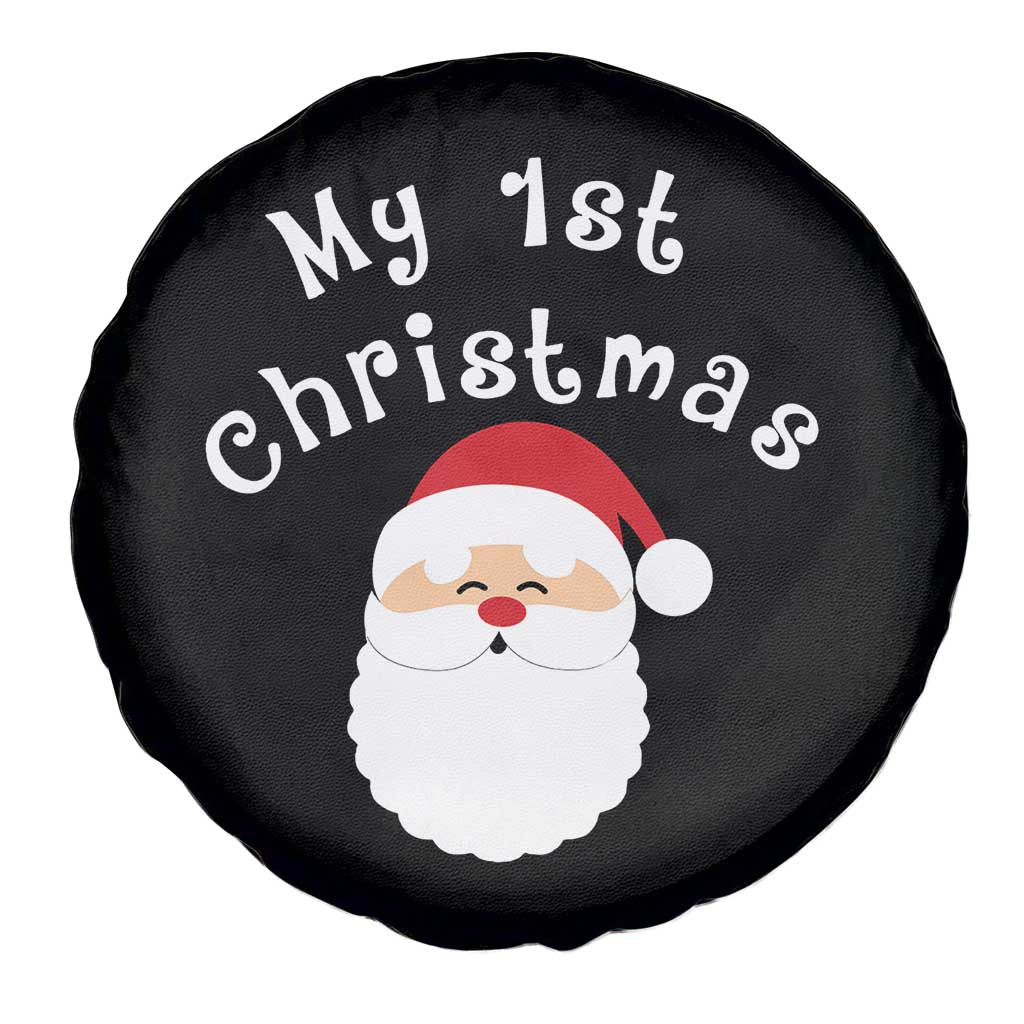 My First Christmas Spare Tire Cover Baby's First Holiday Xmas Santa TS10 Print Your Wear