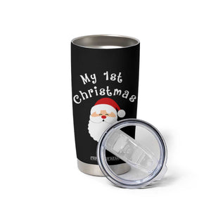 My First Christmas Tumbler Cup Baby's First Holiday Xmas Santa TS10 Print Your Wear