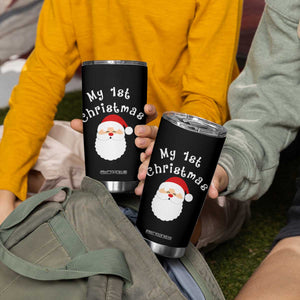My First Christmas Tumbler Cup Baby's First Holiday Xmas Santa TS10 Print Your Wear