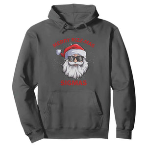 Funny Christmas Santa Hoodie Merry Rizz Mas Sigmas Gen Alpha Middle School Christmas TS10 Dark Heather Print Your Wear
