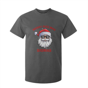 Funny Christmas Santa T Shirt For Kid Merry Rizz Mas Sigmas Gen Alpha Middle School Christmas TS10 Dark Heather Print Your Wear