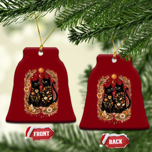 Subtle FDT Ceramic Ornament Vintage Flower Black Cat Social Activist TS10 Print Your Wear