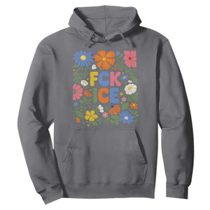 Fck Ice Hoodie Funny Boho Floral Resist Retro Pro Immigration TS10 Charcoal Print Your Wear