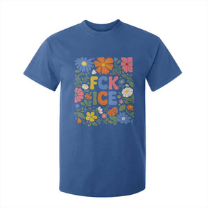 Fck Ice T Shirt For Kid Funny Boho Floral Resist Retro Pro Immigration TS10 Royal Blue Print Your Wear
