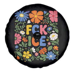 Fck Ice Spare Tire Cover Funny Boho Floral Resist Retro Pro Immigration TS10 Print Your Wear