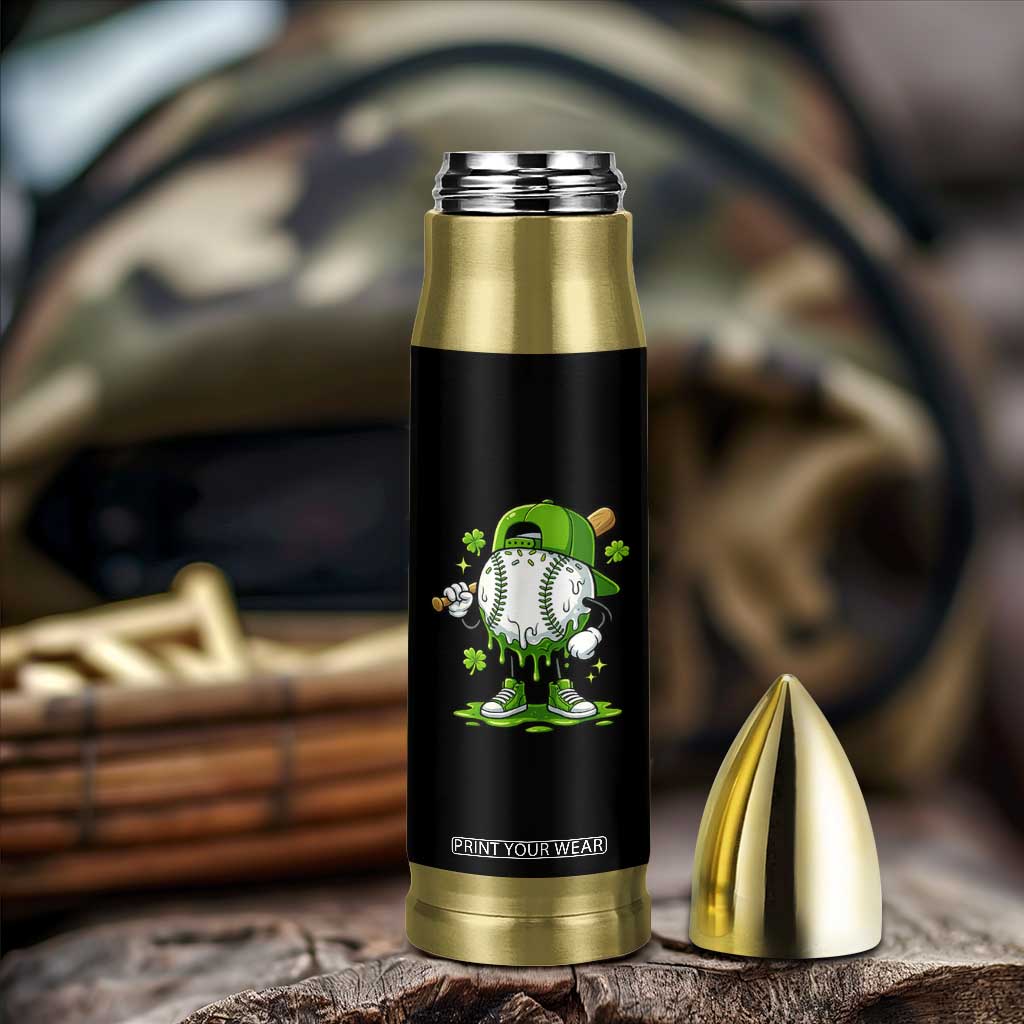 Baseball Drip Icecream Bullet Tumbler Youth Boy St Patricks Day Shamrock Green TS10 Print Your Wear