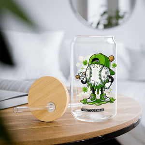 Baseball Drip Icecream Glass Can Youth Boy St Patricks Day Shamrock Green TS10 Print Your Wear