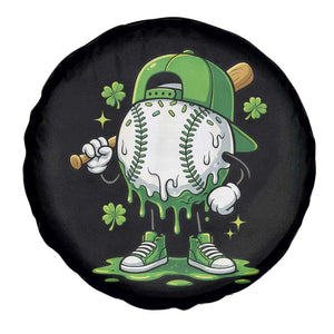 Baseball Drip Icecream Spare Tire Cover Youth Boy St Patricks Day Shamrock Green TS10 Print Your Wear