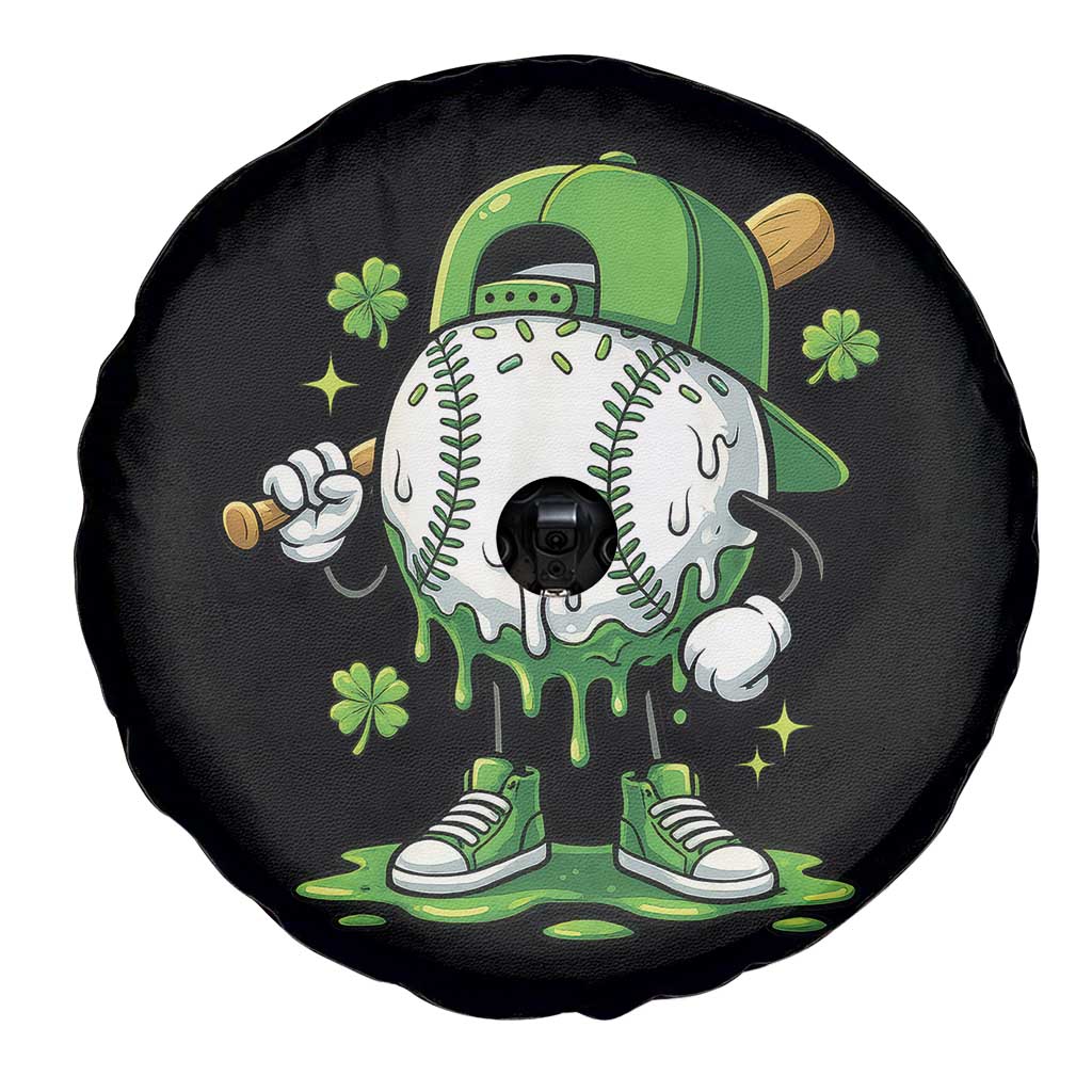 Baseball Drip Icecream Spare Tire Cover Youth Boy St Patricks Day Shamrock Green TS10 Print Your Wear