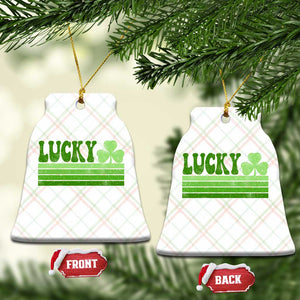 Retro Lucky Ceramic Ornament St Patricks Day Irish Shamrock TS10 Print Your Wear