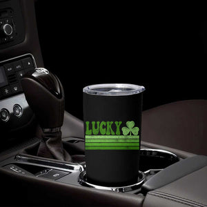 Retro Lucky Tumbler Cup St Patricks Day Irish Shamrock TS10 Print Your Wear