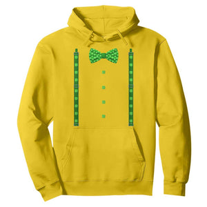 Bow Tie Suspenders St Patricks Day Costume Hoodie Funny Irish Shamrock Clovers TS10 Daisy Print Your Wear