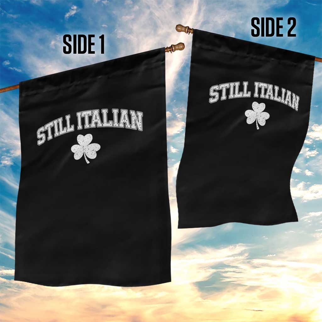 St Patricks Day Italian Garden Flag Funny Retro Varsity Sporty Style Shamrock TS10 Print Your Wear
