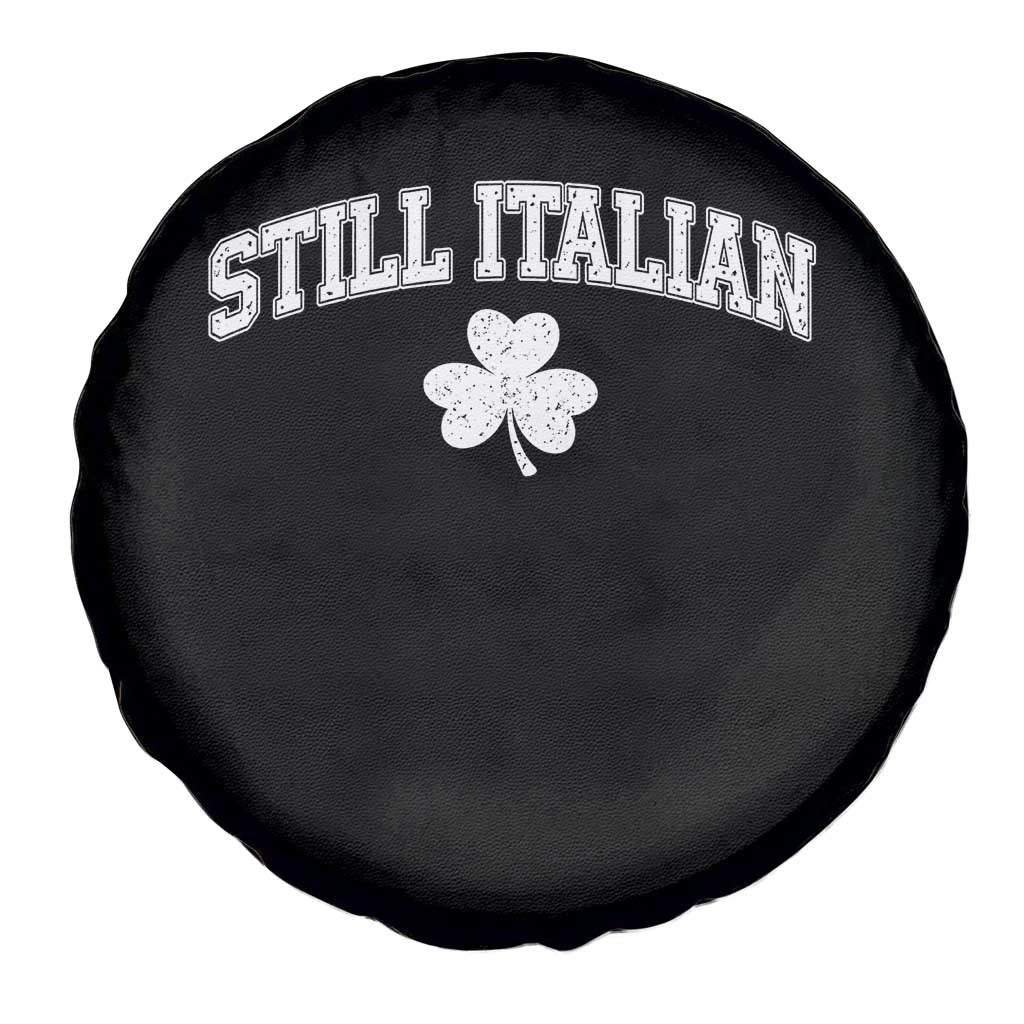 St Patricks Day Italian Spare Tire Cover Funny Retro Varsity Sporty Style Shamrock TS10 Print Your Wear