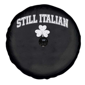 St Patricks Day Italian Spare Tire Cover Funny Retro Varsity Sporty Style Shamrock TS10 Print Your Wear