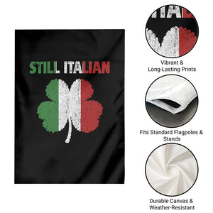 St Patricks Day Still Italian Garden Flag Funny Retro Shamrock Italy Flag TS10 Print Your Wear