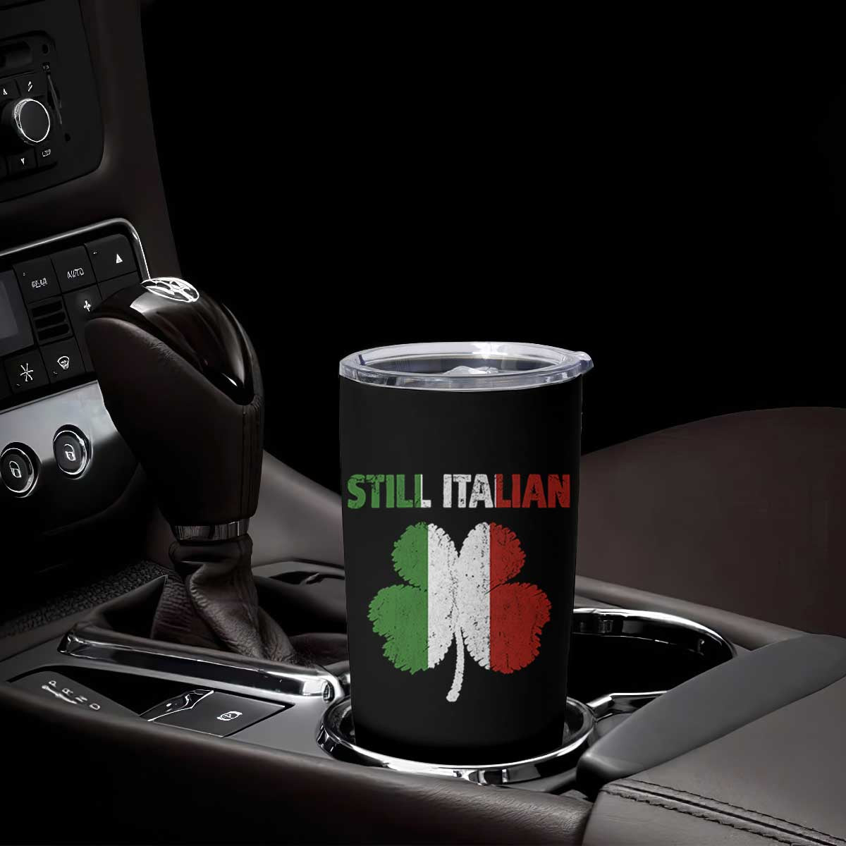 St Patricks Day Still Italian Tumbler Cup Funny Retro Shamrock Italy Flag TS10 Print Your Wear
