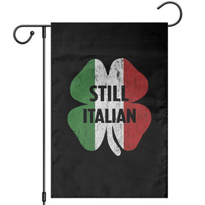 Funny St Patricks Day Italian Garden Flag Retro Vintage Shamrock Italy Flag TS10 Black Print Your Wear