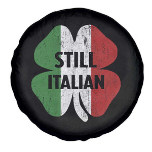 Funny St Patricks Day Italian Spare Tire Cover Retro Vintage Shamrock Italy Flag TS10 Print Your Wear