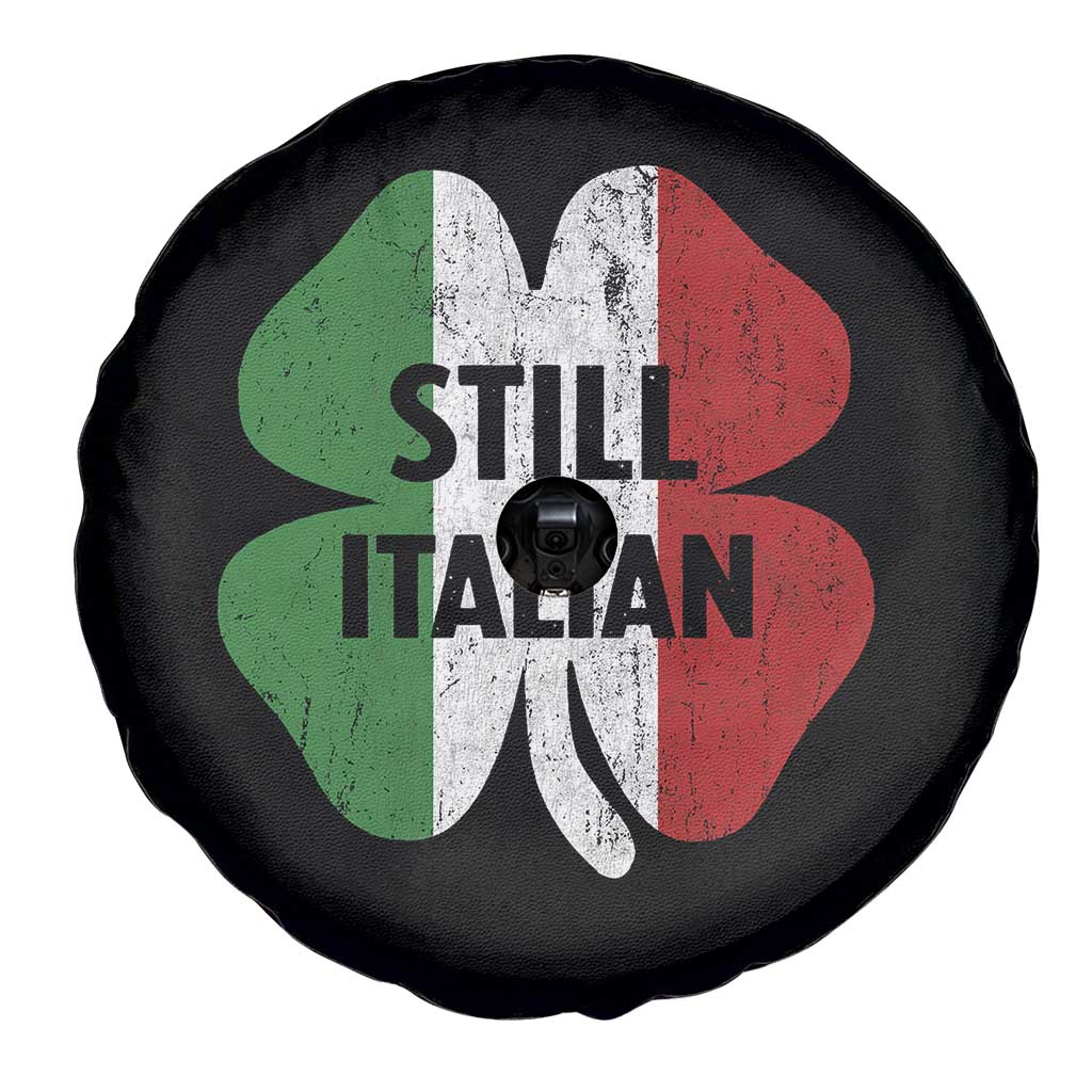 Funny St Patricks Day Italian Spare Tire Cover Retro Vintage Shamrock Italy Flag TS10 Print Your Wear