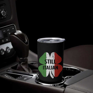 Funny St Patricks Day Italian Tumbler Cup Retro Vintage Shamrock Italy Flag TS10 Print Your Wear