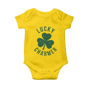 Funny Irish St Patricks Day Shamrock Baby Onesie Lucky Charmer TS10 Daisy Print Your Wear