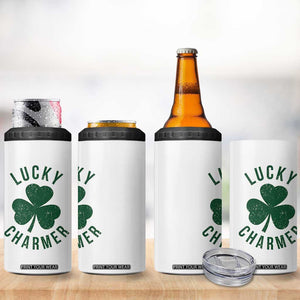 Funny Irish St Patricks Day Shamrock 4 in 1 Can Cooler Tumbler Lucky Charmer TS10 Print Your Wear