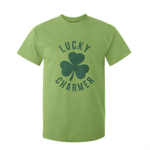 Funny Irish St Patricks Day Shamrock T Shirt For Kid Lucky Charmer TS10 Lime Print Your Wear