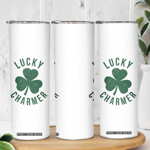 Funny Irish St Patricks Day Shamrock Skinny Tumbler Lucky Charmer TS10 Print Your Wear