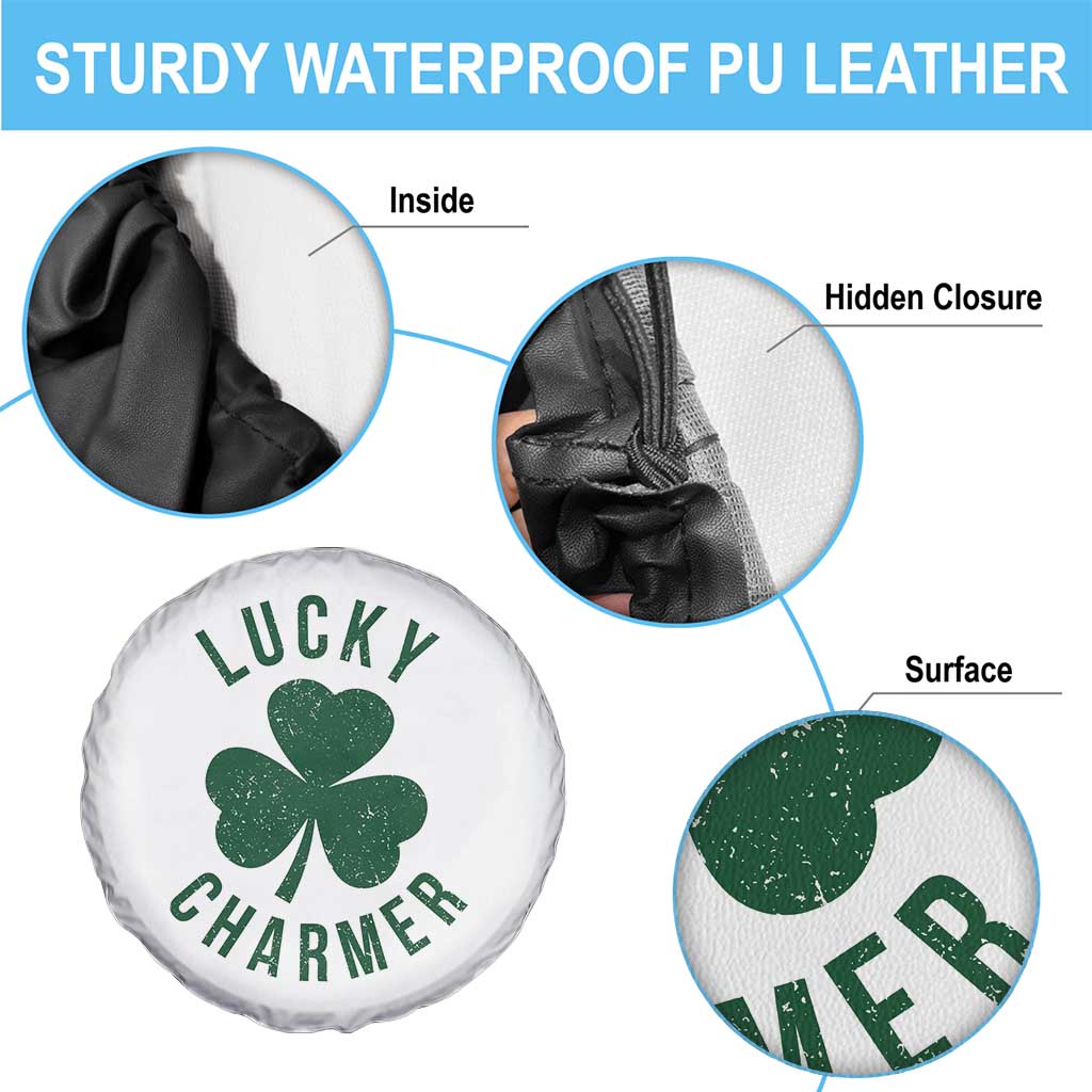 Funny Irish St Patricks Day Shamrock Spare Tire Cover Lucky Charmer TS10 Print Your Wear