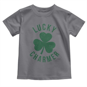 Funny Irish St Patricks Day Shamrock Toddler T Shirt Lucky Charmer TS10 Charcoal Print Your Wear