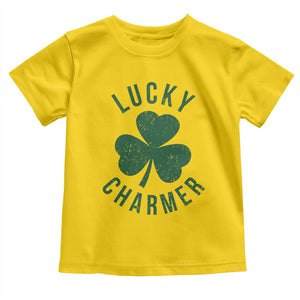 Funny Irish St Patricks Day Shamrock Toddler T Shirt Lucky Charmer TS10 Daisy Print Your Wear