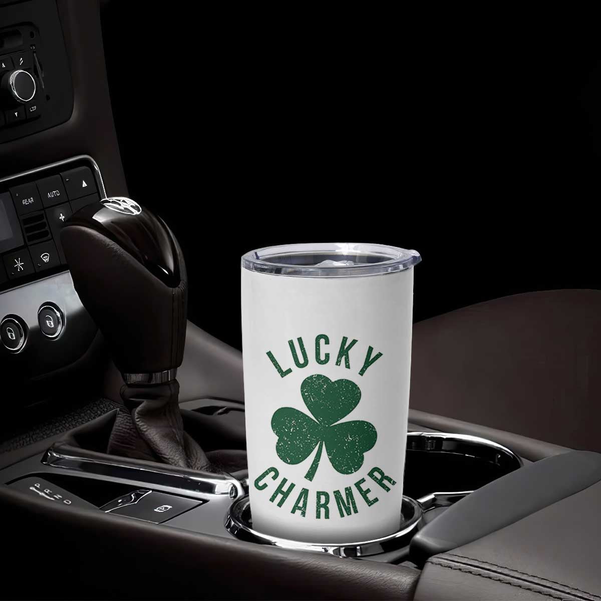 Funny Irish St Patricks Day Shamrock Tumbler Cup Lucky Charmer TS10 Print Your Wear