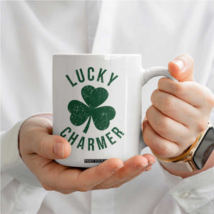 Funny Irish St Patricks Day Shamrock Coffee Mug Lucky Charmer TS10 Print Your Wear