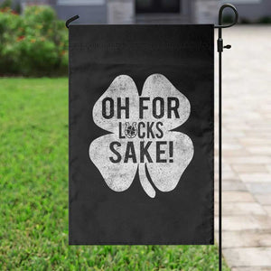 Funny Irish St Patricks Day Shamrock Garden Flag Oh For Lucks Sake TS10 Print Your Wear