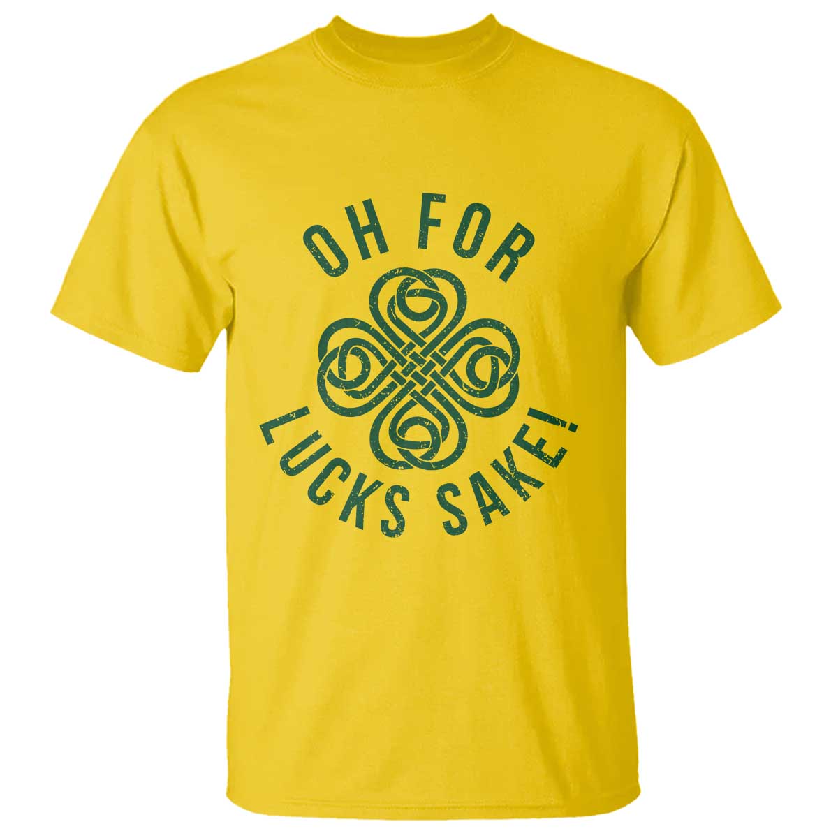 Funny St Patricks Day T Shirt Oh For Lucks Sake Irish Celtic Shamrock TS10 Daisy Print Your Wear