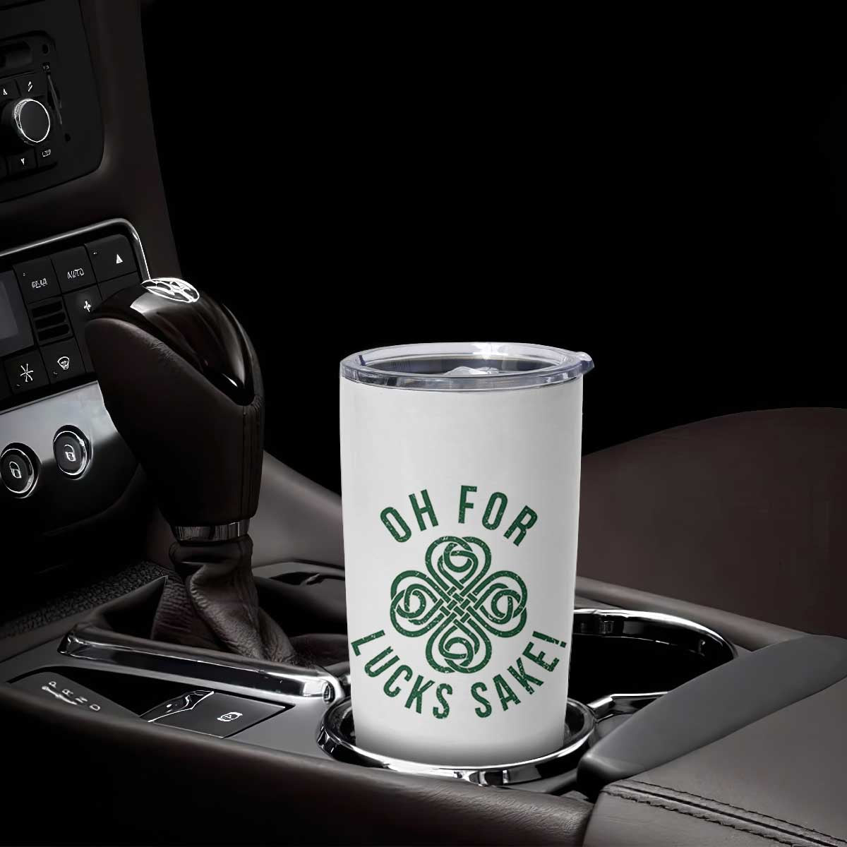 Funny St Patricks Day Tumbler Cup Oh For Lucks Sake Irish Celtic Shamrock TS10 Print Your Wear