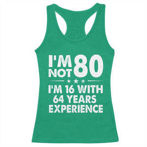 80th Birthday Racerback Tank Top Funny Saying Retro Vintage 80 Year Old Gift TS10 Irish Green Print Your Wear